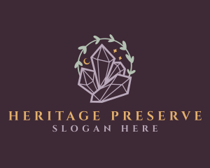 Jewelry Gemstone Crystals logo design