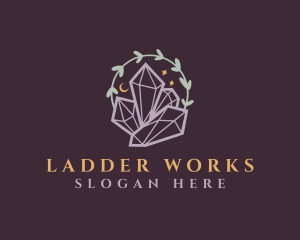 Jewelry Gemstone Crystals logo design