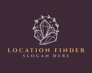 Jewelry Gemstone Crystals logo design