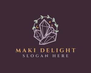 Jewelry Gemstone Crystals logo design