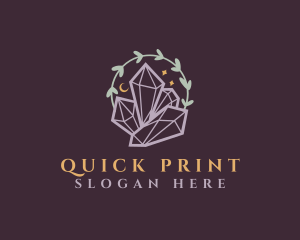 Jewelry Gemstone Crystals logo design