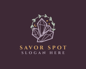 Jewelry Gemstone Crystals logo design