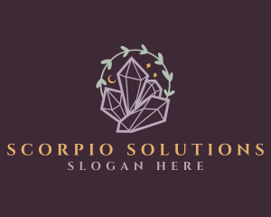 Jewelry Gemstone Crystals logo design