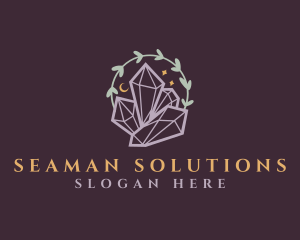 Jewelry Gemstone Crystals logo design