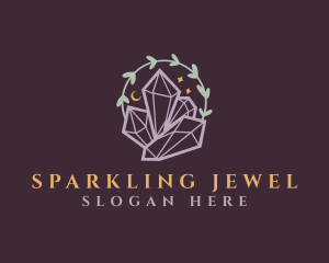 Jewelry Gemstone Crystals logo design