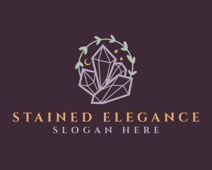 Jewelry Gemstone Crystals logo design