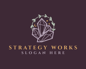 Jewelry Gemstone Crystals logo design