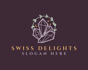 Jewelry Gemstone Crystals logo design