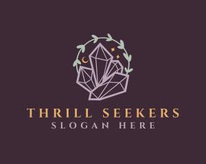 Jewelry Gemstone Crystals logo design