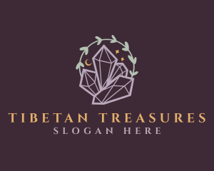 Jewelry Gemstone Crystals logo design