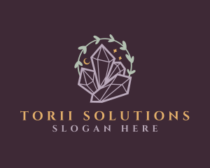 Jewelry Gemstone Crystals logo design