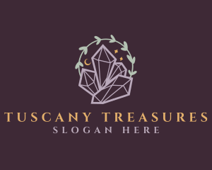 Jewelry Gemstone Crystals logo design