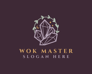 Jewelry Gemstone Crystals logo design