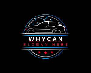 Car Wash Cleaning Garage Logo