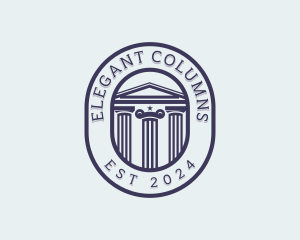 Column Pillar Prosecutor logo design