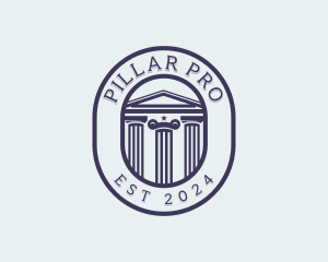 Column Pillar Prosecutor logo design