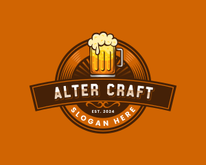 Craft Beer Pub Brewery logo design