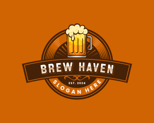 Craft Beer Pub Brewery logo design