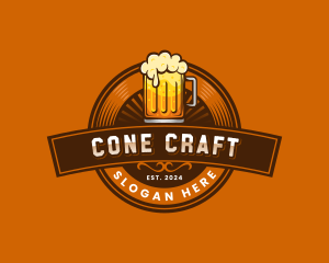 Craft Beer Pub Brewery logo design