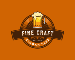 Craft Beer Pub Brewery logo design