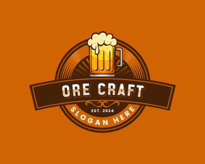 Craft Beer Pub Brewery logo design