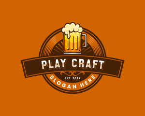 Craft Beer Pub Brewery logo design