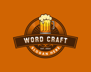 Craft Beer Pub Brewery logo design