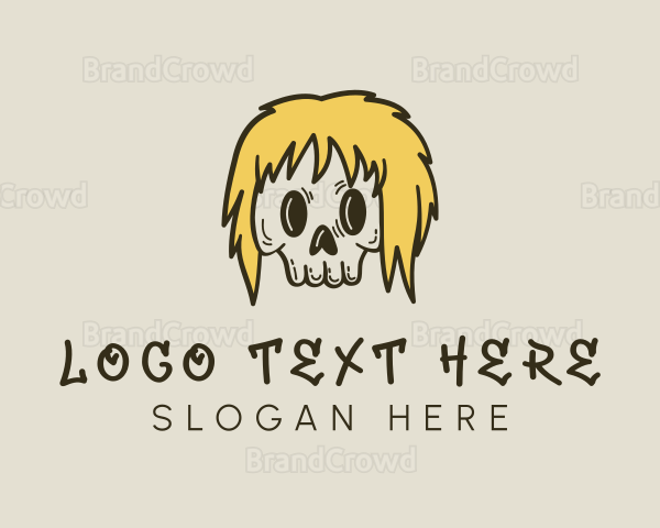 Blonde Skull Streetwear Logo