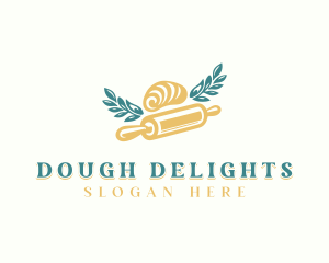 Dough - Croissant Bakery logo design