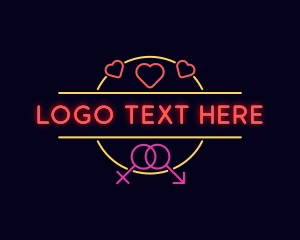 Erotic Neon Sex Shop Logo