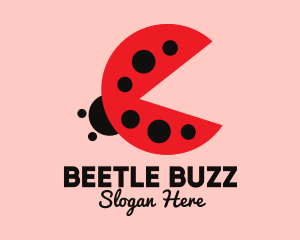 Beetle - Ladybug Pac-Man logo design