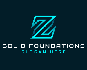 Professional Tech Company Letter Z Logo