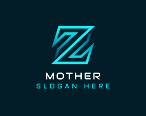 Entertainment - Professional Tech Company Letter Z logo design