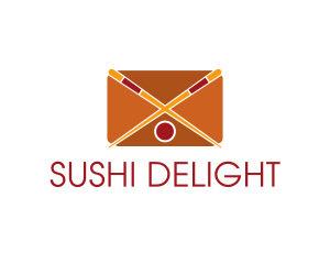 Sushi Mail App logo design