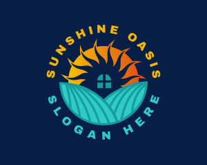 Sunrise Home Real Estate logo design