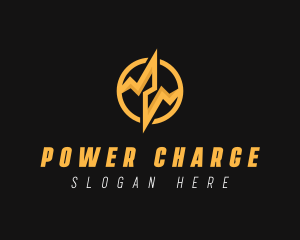 Charging - Electrical Power Charge logo design