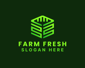 Cube Plant Agriculture logo design