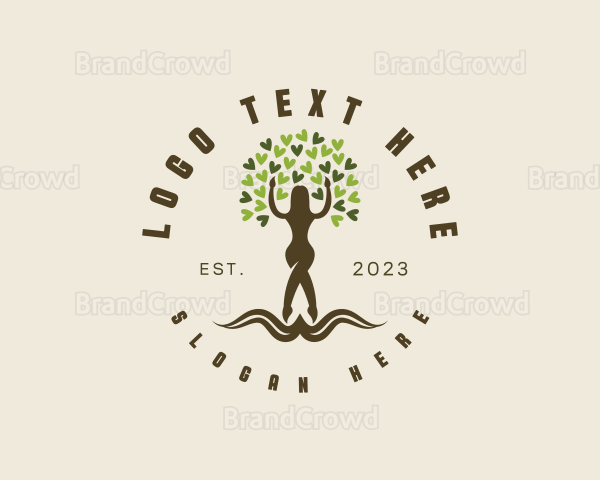 Wellness Tree Woman Logo