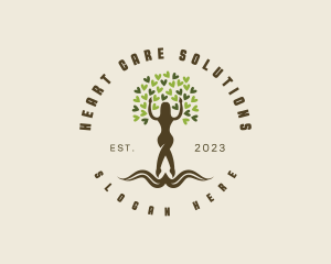 Wellness Tree Woman logo design