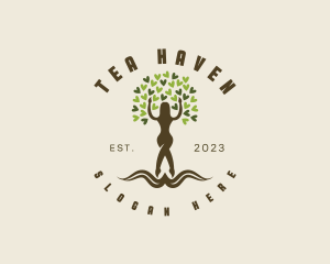 Wellness Tree Woman logo design