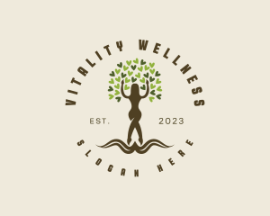 Wellness Tree Woman logo design