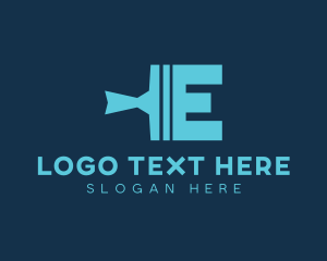 Letter E - Cleaning Company Letter E logo design