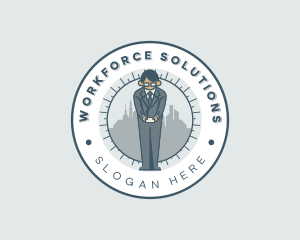 Occupation - Professional Business Man logo design