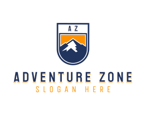 Mountain Hike Adventure logo design