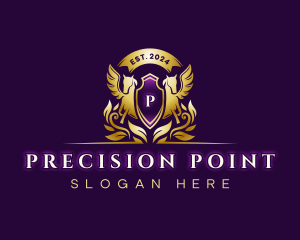 Luxury Stallion Pegasus Logo