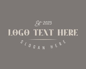 Wordmark - Premier Boutique Business logo design