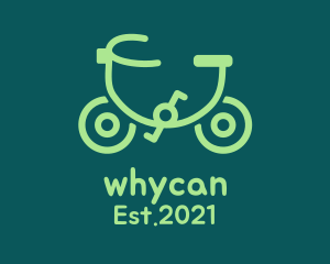 Park - Monoline Eco Bicycle logo design