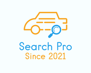 Search - Car Search Outline logo design