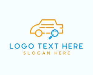 Search - Car Search Outline logo design