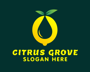 Lemon Citrus Essence  logo design